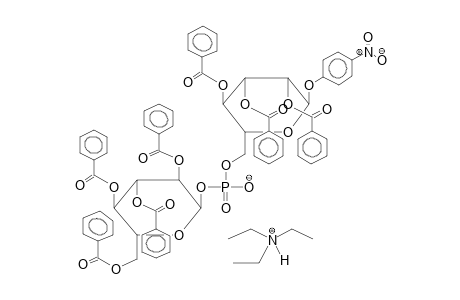 PARA-NITROPHENYL 6-O-(2,3,4,6-TETRA-O-BENZOYL-ALPHA-D-GLUCOPYRANOSYLPHOSPHORYL)-2,3,4-TRI-O-BENZOYL-ALPHA-D-MANNOPYRANOSIDE,TRIETHYLAMMONIUM SALT
