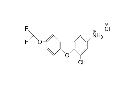 Benzenamine, 3-chloro-4-[4-(difluoromethoxy)phenoxy]-, hydrochloride