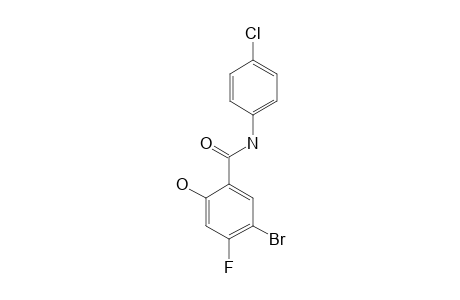 5-bromo-4'-chloro-4-fluorosalicylanilide