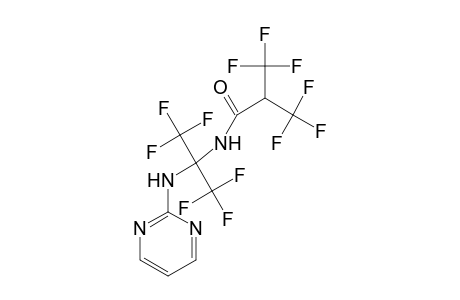 3,3,3-Trifluoro-2-(trifluoromethyl)-N-[2,2,2-trifluoro-1-(2-pyrimidinylamino)-1-(trifluoromethyl)ethyl]propionamide