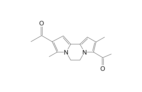 1-(8-Acetyl-3,9-dimethyl-5,6-dihydrodipyrrolo[1,2-a:2,1-c]pyrazin-2-yl)-1-ethanone