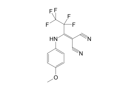 2-[2,2,3,3,3-Pentafluoro-1-(4-methoxy-phenylamino)-propylidene]-malononitrile