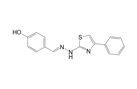 2-(2-(4-Hydroxybenzylidene)hydrazinyl)-4-phenylthiazole