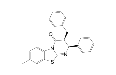 (2S,3S)-3-benzyl-8-methyl-2-phenyl-2H-benzo[4,5]thiazolo[3,2-a]pyrimidin-4(3H)-one