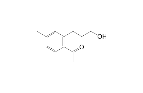 1-[2-(3-Hydroxypropyl)-4-methylphenyl]ethan-1-one