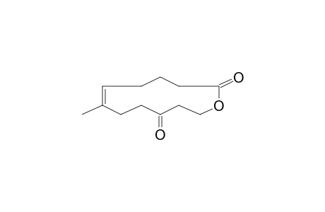 1-Oxacyclododec-6-ene-2,10-dione, 7-methyl-