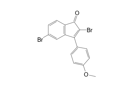 2,5-Dibromo-3-(4-methoxyphenyl)-1H-inden-1-one