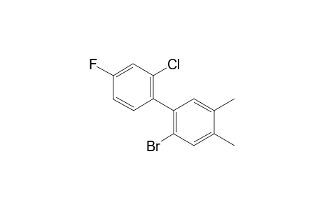 2-Bromo-2'-chloro-4'-fluoro-4,5-dimethylbiphenyl