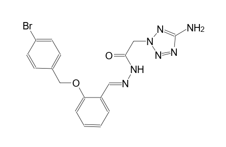 2-(5-amino-2H-tetraazol-2-yl)-N'-((E)-{2-[(4-bromobenzyl)oxy]phenyl}methylidene)acetohydrazide