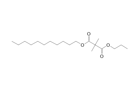 Dimethylmalonic acid, propyl undecyl ester