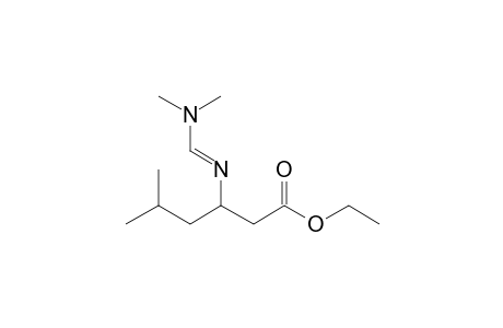 dl-.beta.-Homoleucine, N-dimethylaminomethylene-, ethyl ester