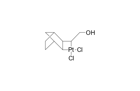 3,3-Dichloro-4-endo-hydroxymethyl-3-platina-tricyclo(4.2.1.0/2,5/)nonane