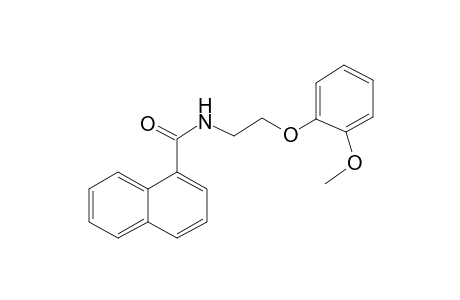 N-[2-(2-Methoxyphenoxy)ethyl]-1-naphthamide