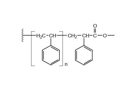 Polystyrene, monocarboxy terminated