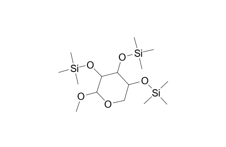 Xylopyranoside, methyl 2,3,4-tris-O-(trimethylsilyl)-, .alpha.-D-