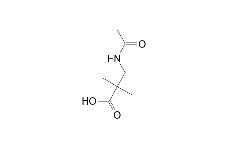 Propanoic acid, 3-(acetylamino)-2,2-dimethyl-