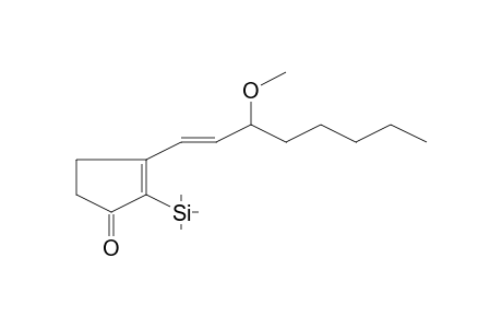 1-Cyclopenten-3-one, 1-(3-methoxy-1-(E)-octenyl)-2-trimethylsilyl-