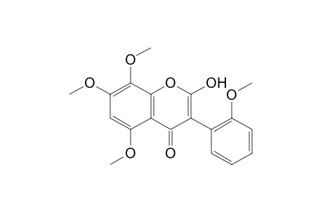 2-hydroxy-2',5,7,8-tetramethoxyisoflavanone