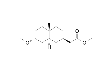 Viscic acid, dimethyl ether