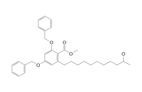 2,4-Dibenzoxy-6-(10-hydroxyundecyl)benzoic acid methyl ester