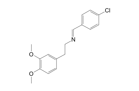N-(p-chlorobenzylidene)-3,4-dimethoxyphenethylamine
