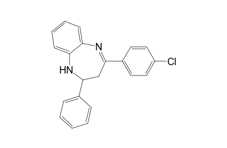 4-(4-Chlorophenyl)-2-phenyl-2,3-dihydro-1H-1,5-benzodiazepine