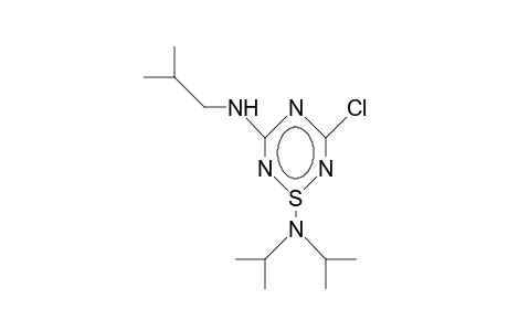 1-Diisopropylamino-3-isobutylamino-5-chloro-1,2,4,6-thiatriazine