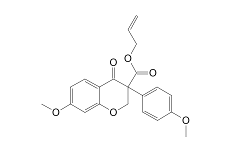 3-Allyloxycarbonyl-7-methoxy-3-(4-methoxyphenyl)-chroman-4-one