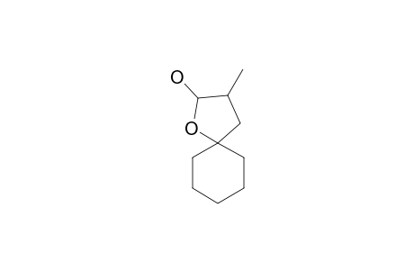 3-Methyl-1-oxaspiro[4.5]decan-2-ol