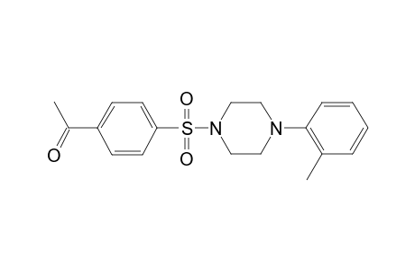 1-(4-([4-(2-Methylphenyl)-1-piperazinyl]sulfonyl)phenyl)ethanone