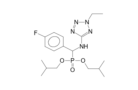 Diisobutyl [(2-ethyl-2H-tetraazol-5-yl)amino](4-fluorophenyl)methylphosphonate