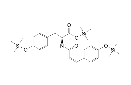 N-cis-p-Coumaroyltyrosine, 3tms