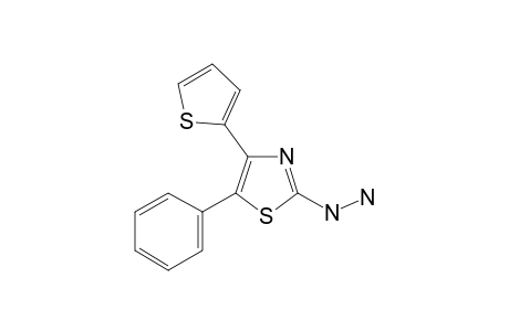 (5-phenyl-4-thiophen-2-yl-1,3-thiazol-2-yl)hydrazine