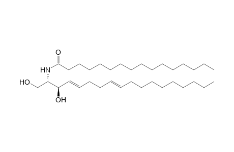 N-[[2S,3R,(4E,8E)]-1,3-DIHYDROXY-OCTADECA-4,8-DIEN-2-YL]-HEXADECANAMIDE