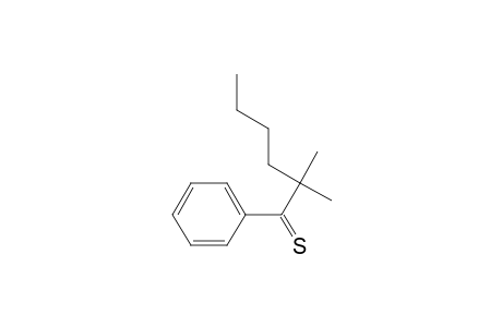 1-Hexanethione, 2,2-dimethyl-1-phenyl-