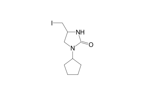 4,5-Dihydro-1-cyclopentyl-4-(iodomethyl)imidazolin-2-one