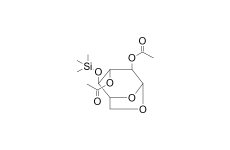 2,3-DI-O-ACETYL-4-O-TRIMETHYLSILYL-1,6-ANHYDRO-BETA-D-GLUCOPYRANOSE