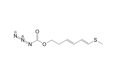 6-Methylthio-3E,5E-hexadienyl Azidoformate