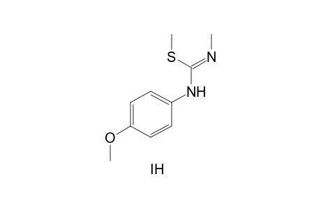 1,2-dimethyl-3-(p-methoxyphenyl)-2-thiopseudourea, monohydroiodide