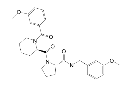 (S)-1-((R)-1-(3-Methoxybenzoyl)piperidine-2-carbonyl)-N-(3-methoxybenzyl)pyrrolidine-2-carboxamide