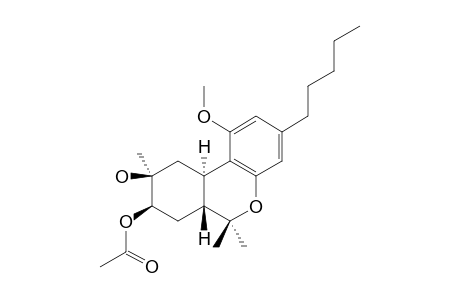 8.beta.-Acetoxy-9.beta.-hydroxy-hexahydrocannabinol-methylether