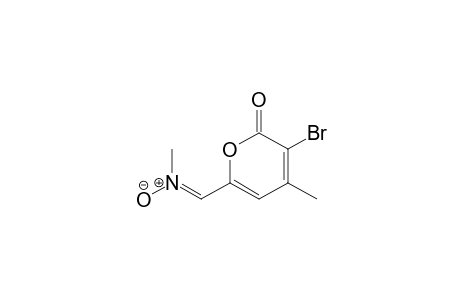 3-Bromo-4-methyl-6-(N-methylnitron-C-yl)-2-pyrone