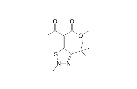 (2E)-2-(4-tert-butyl-2-methyl-5-thiadiazolylidene)-3-oxobutanoic acid methyl ester