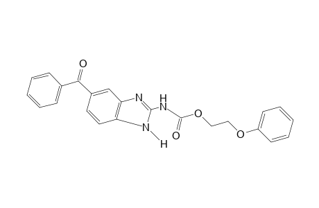 5-BENZOYL-2-BENZIMIDAZOLECARBAMIC ACID, 2-PHENOXYETHYL ESTER