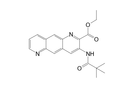 Ethyl 3-[(2,2-dimethylpropanoyl)amino]pyrido[2,3-g]quinoline-2-carboxylate