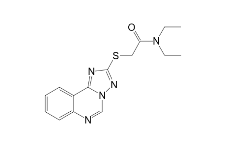 2-([1,2,4]triazolo[1,5-c]quinazolin-2-ylthio)-N,N-diethylacetamide
