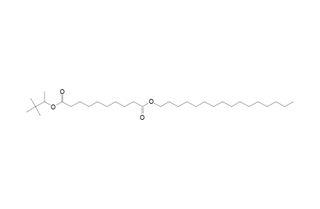 Sebacic acid, 3,3-dimethylbut-2-yl hexadecyl ester