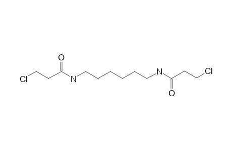 3-Chloro-N-{6-[(3-chloropropanoyl)amino]hexyl}propanamide