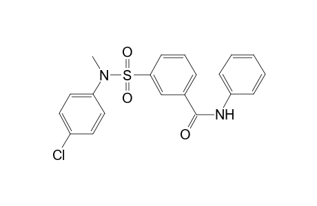 3-[(4-Chloro-phenyl)-methyl-sulfamoyl]-N-phenyl-benzamide