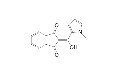 2-[Hydroxy(1-methyl-1H-pyrrol-2-yl)methylene]-1H-indene-1,3(2H)-dione